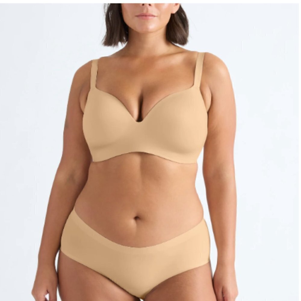 Knix Wingwoman Contour Bra Warm Sand 6++